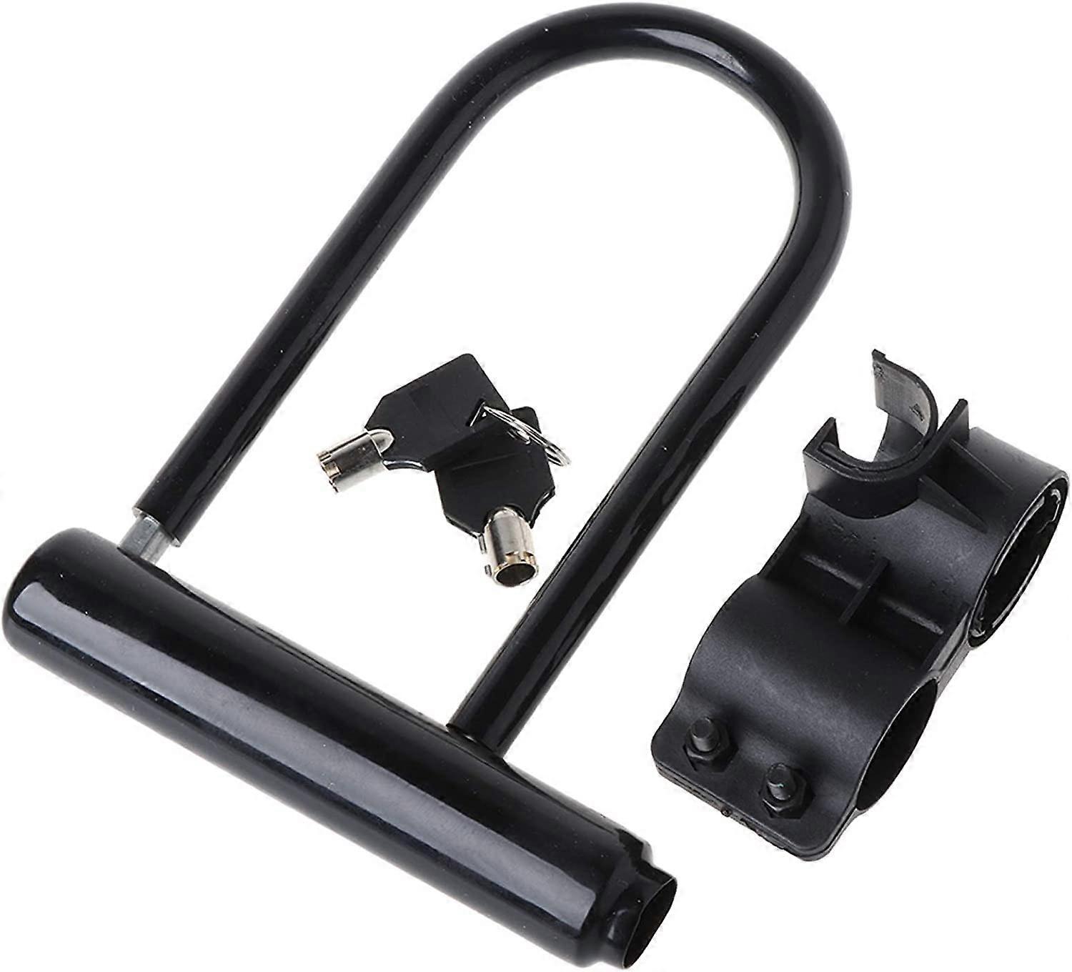 Bicycle Motorcycle Scooter Shackle Lock Heavy Duty Steel Security Lock for Maximum Protection Universal Fit for All Types of Bikes