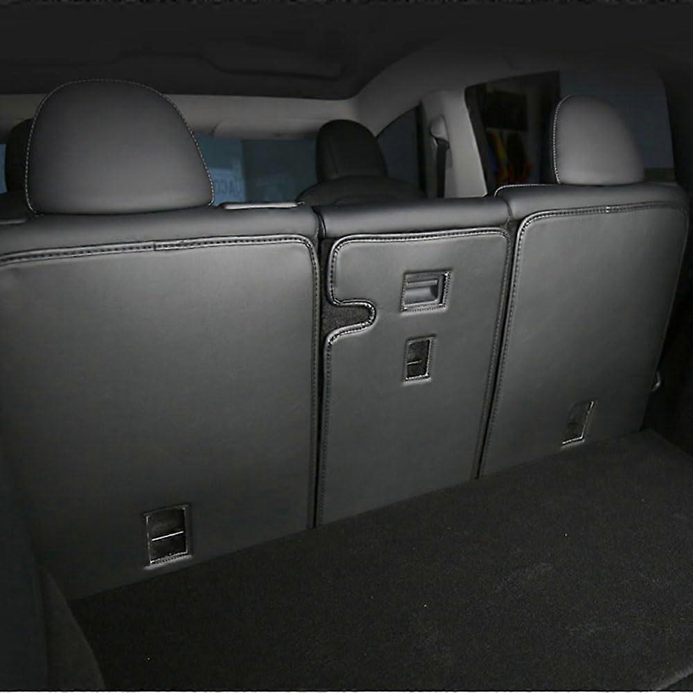 Rear Seat Protector Pads For Tesla Model 3 And Model Y 2017-2023 Leather Back Seat Mats 3 Pack Not For 2024 Highland