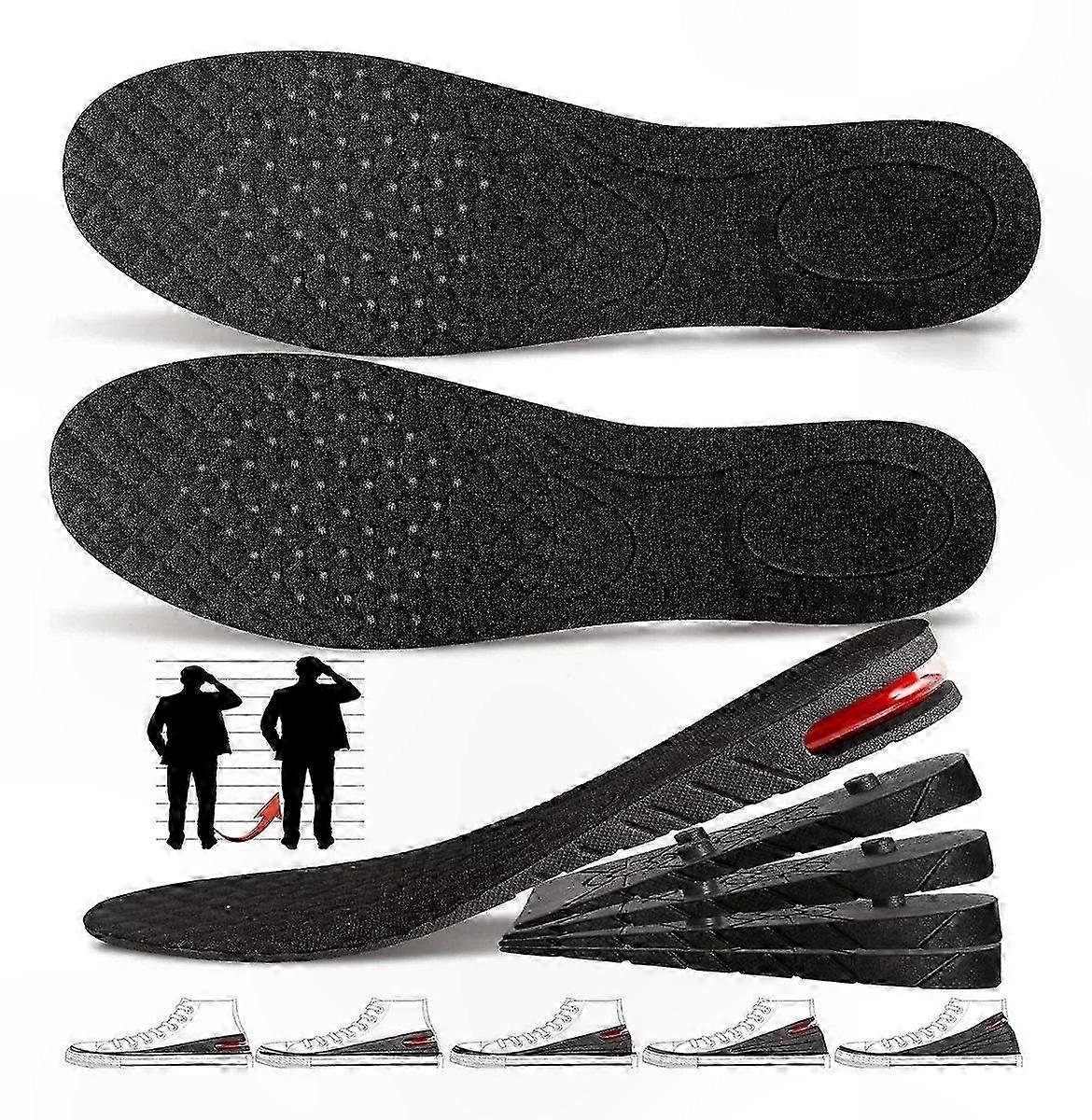 Cushioned Insoles for Sports with Adjustable Height and Comfort Support