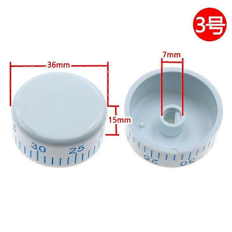 4pcs Universal Refrigerator Temperature Control Knob Replacement Adjustable Thermostat Switch Knob for Freezer Fridge Temp Control Dial White