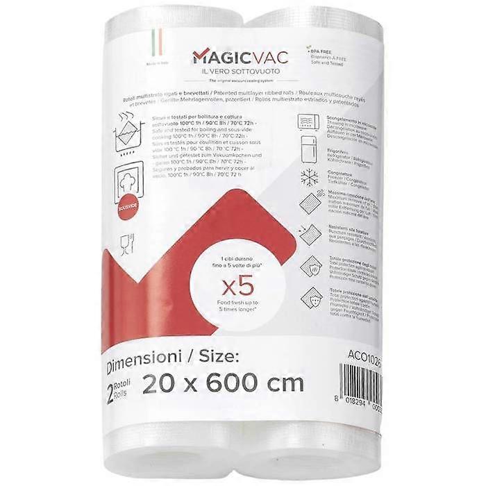 Magic Vac ACO1026 Cserefólia tekercs (Ho x Szé) 20 cm x 600 cm