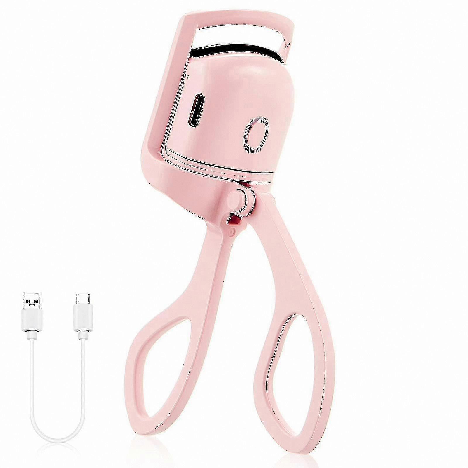 Professional USB Rechargeable Heated Eyelash Curler with Dual Temperature Settings for Salon-Quality Lashes