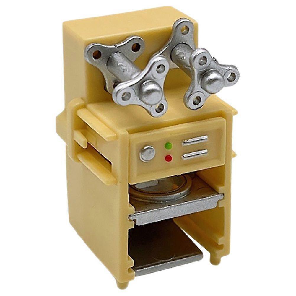 Miniature Dollhouse Milk Tea Packing Machine DIY Kitchen Layout Scene Model Prop for Realistic Play and Collectible Display