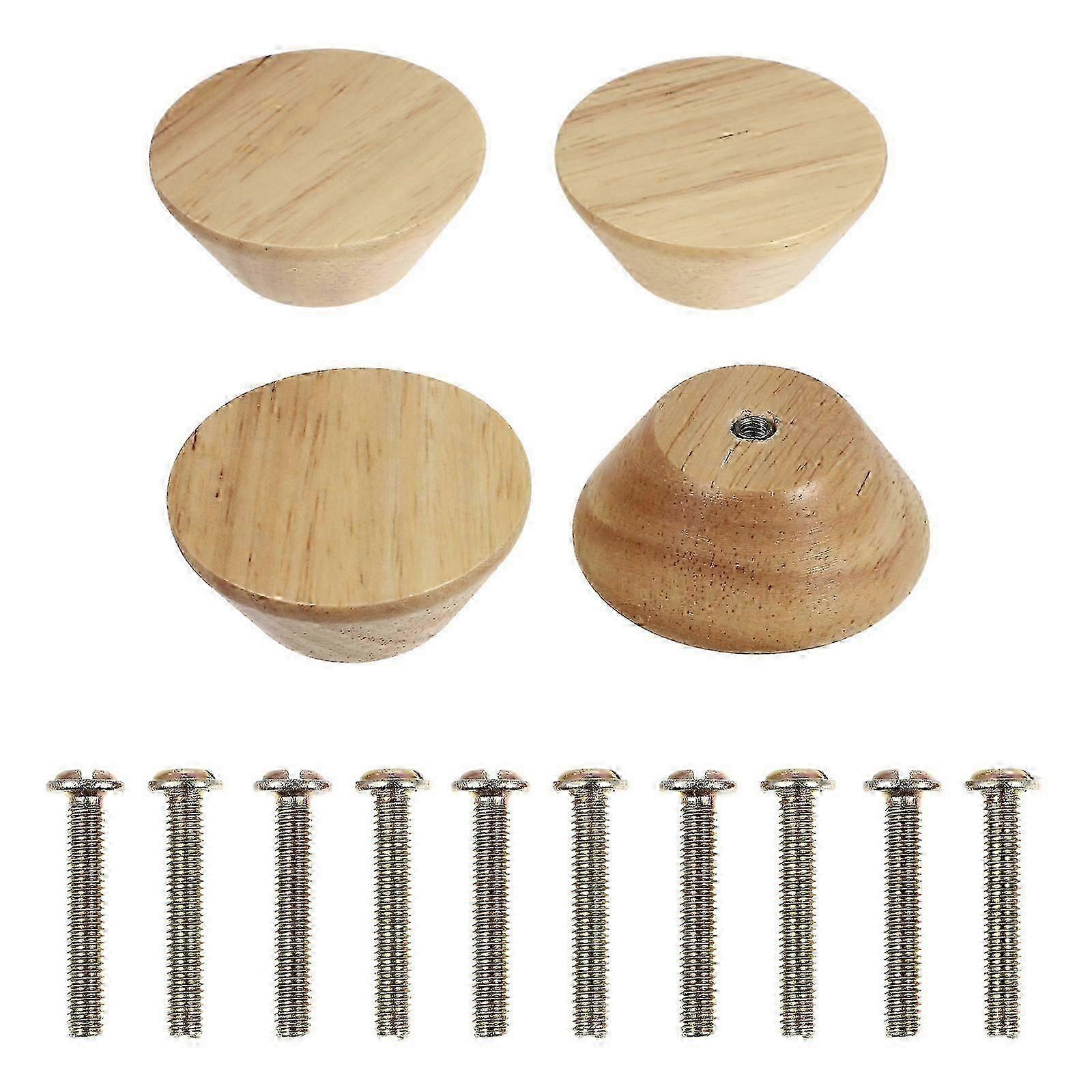 TTMA 4pcs Drawer Pulls Wooden Cabinet Drawer Knobs Door Pulls Kitchen Furniture Pulls..