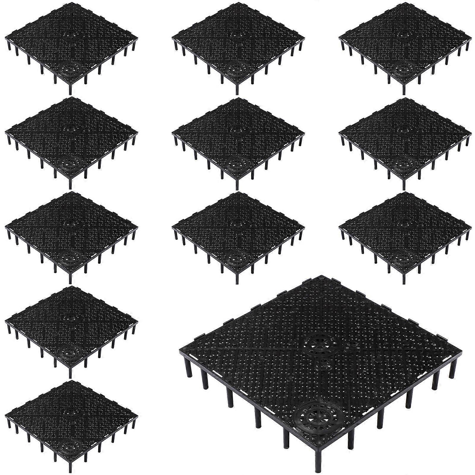 Squarish 40Pcs Fish Breeding Support Dividers For Aquarium Tanks In Black Color With Durable Mesh Design