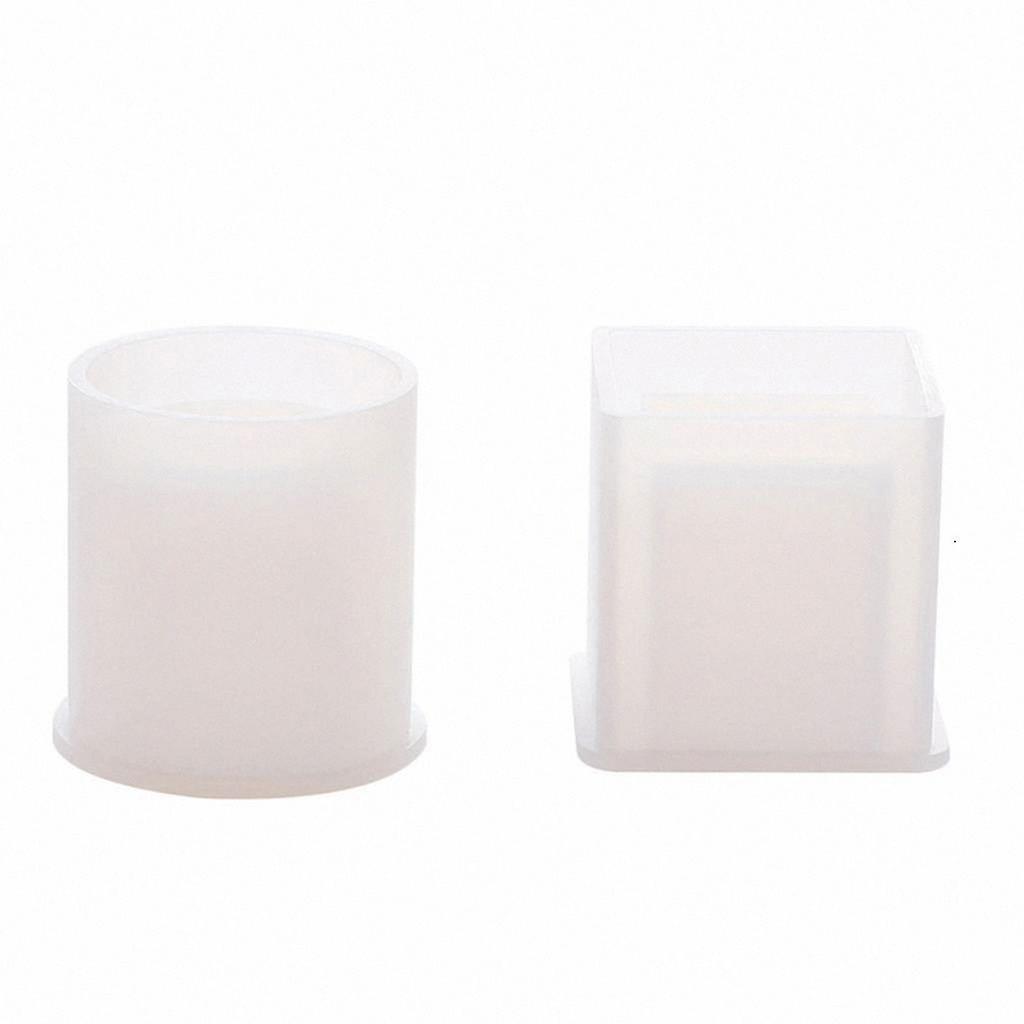 Small Geometric Circle Rectangle DIY Silicone Resin Forms for Concrete Cement Casting