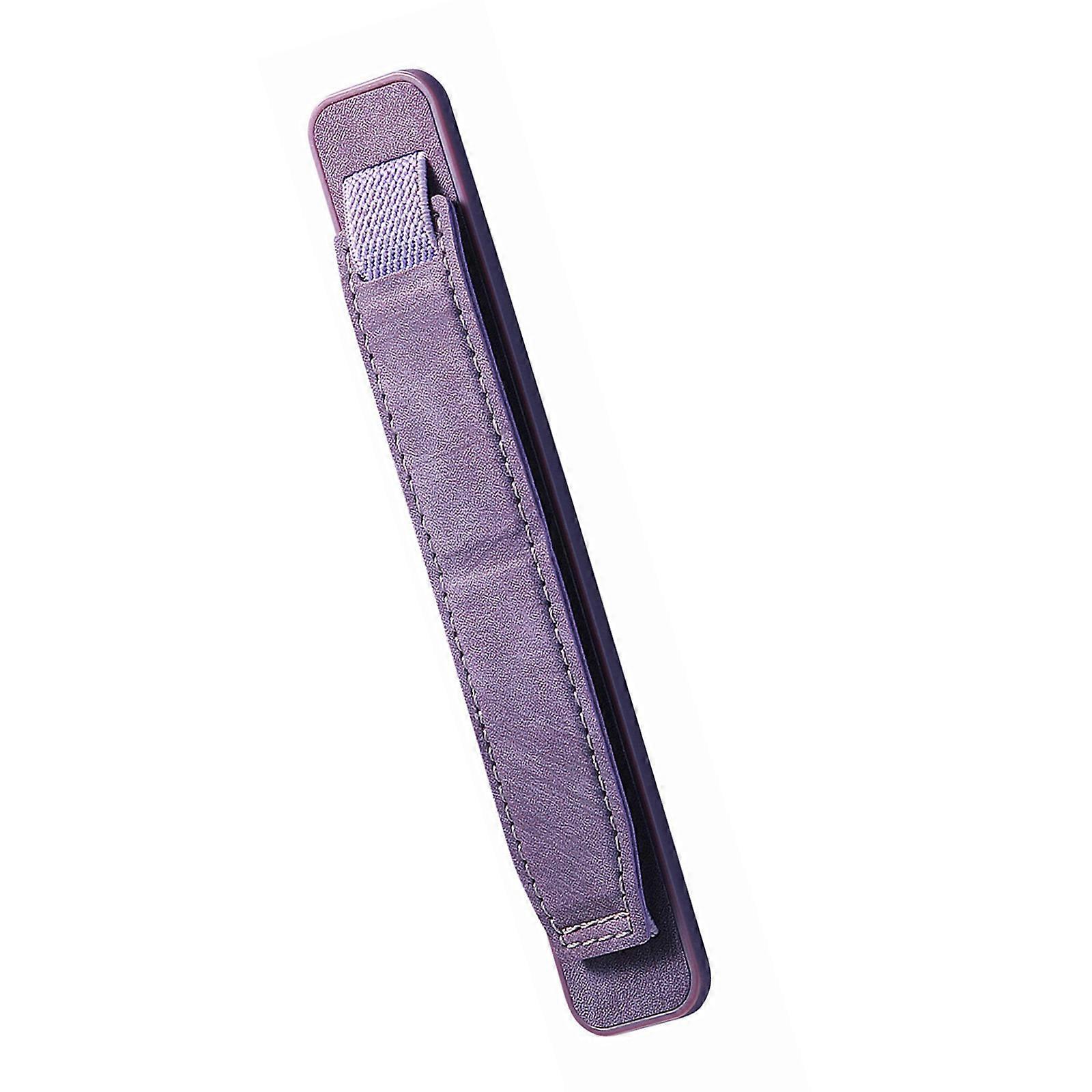 Wriststrap Adjustable Elastic Phone Mount With Detachable Sticky Armband Multiple Angle Positioning Smartphone Accessory Purple