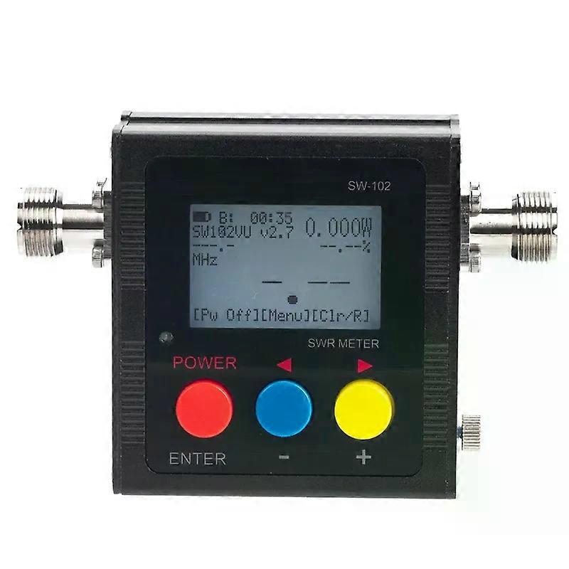 ABYL SW-102 Meter 125-520 Mhz Digital VHF/UHF Power SWR Meter SW102 for Two Way Radio US Plug
