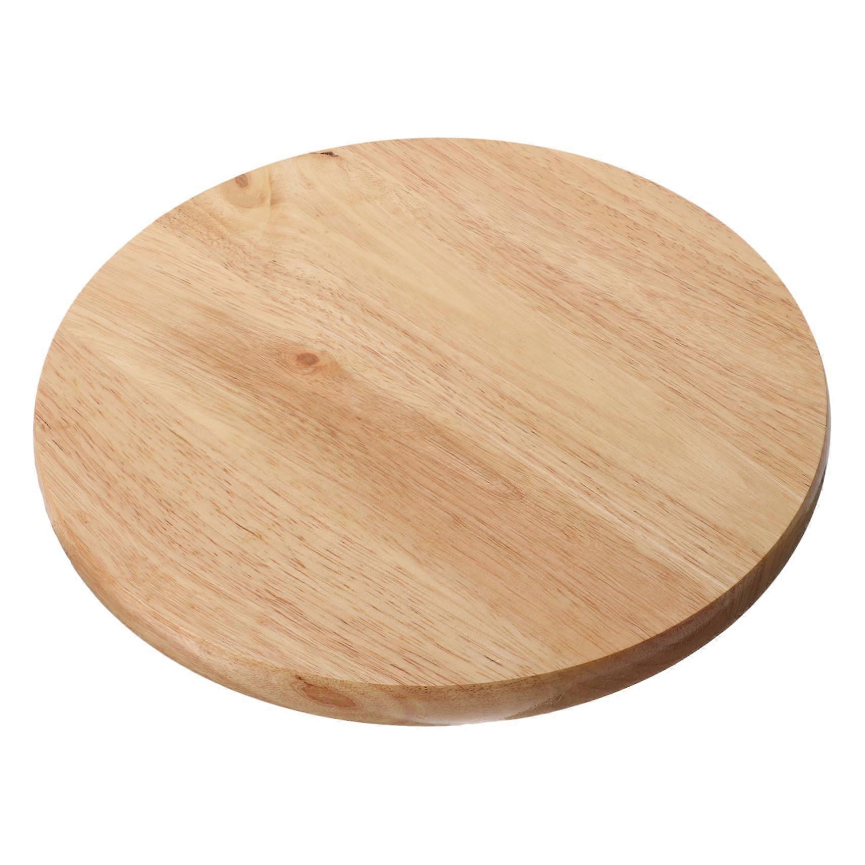 Wooden Bar Stool Seat Replacement Smooth Round Stool Cover for Home Durable Wood Seat Part Easy to Clean for Household Use and