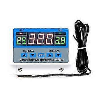 Digital Temperature Controller 220V Max 5000W Digital Thermostat 30A -19 to 99 Temperature Control