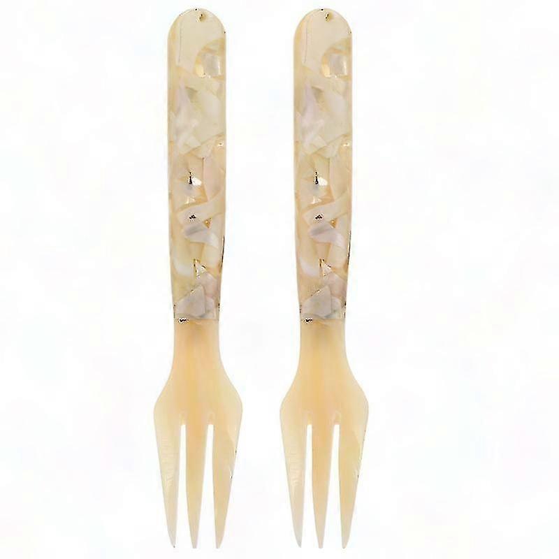 2pcs Fruit Fork for Snacks and Desserts