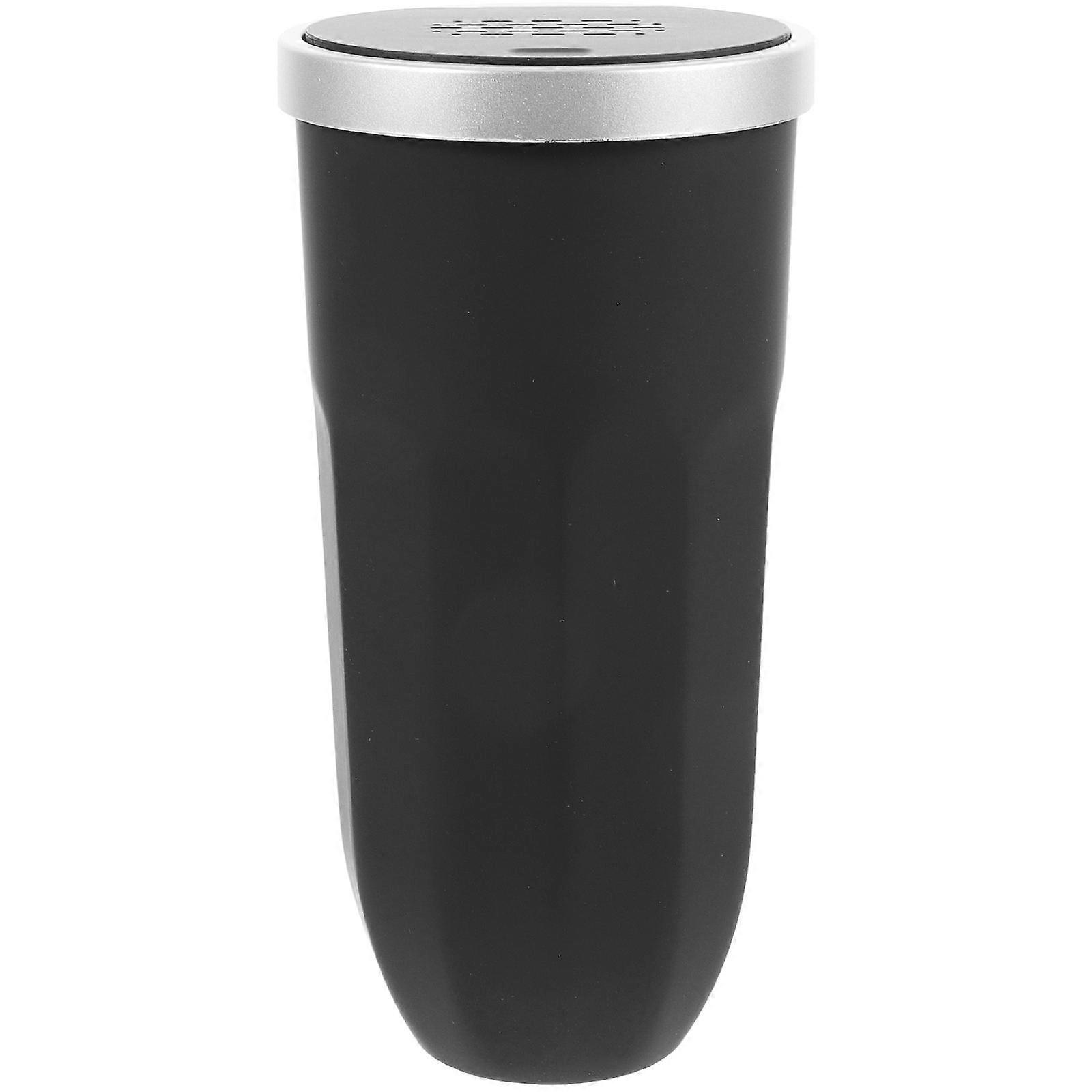 Trashcan for Bin Cup Holder Black Plastic Odor Insulation Lid 1Set