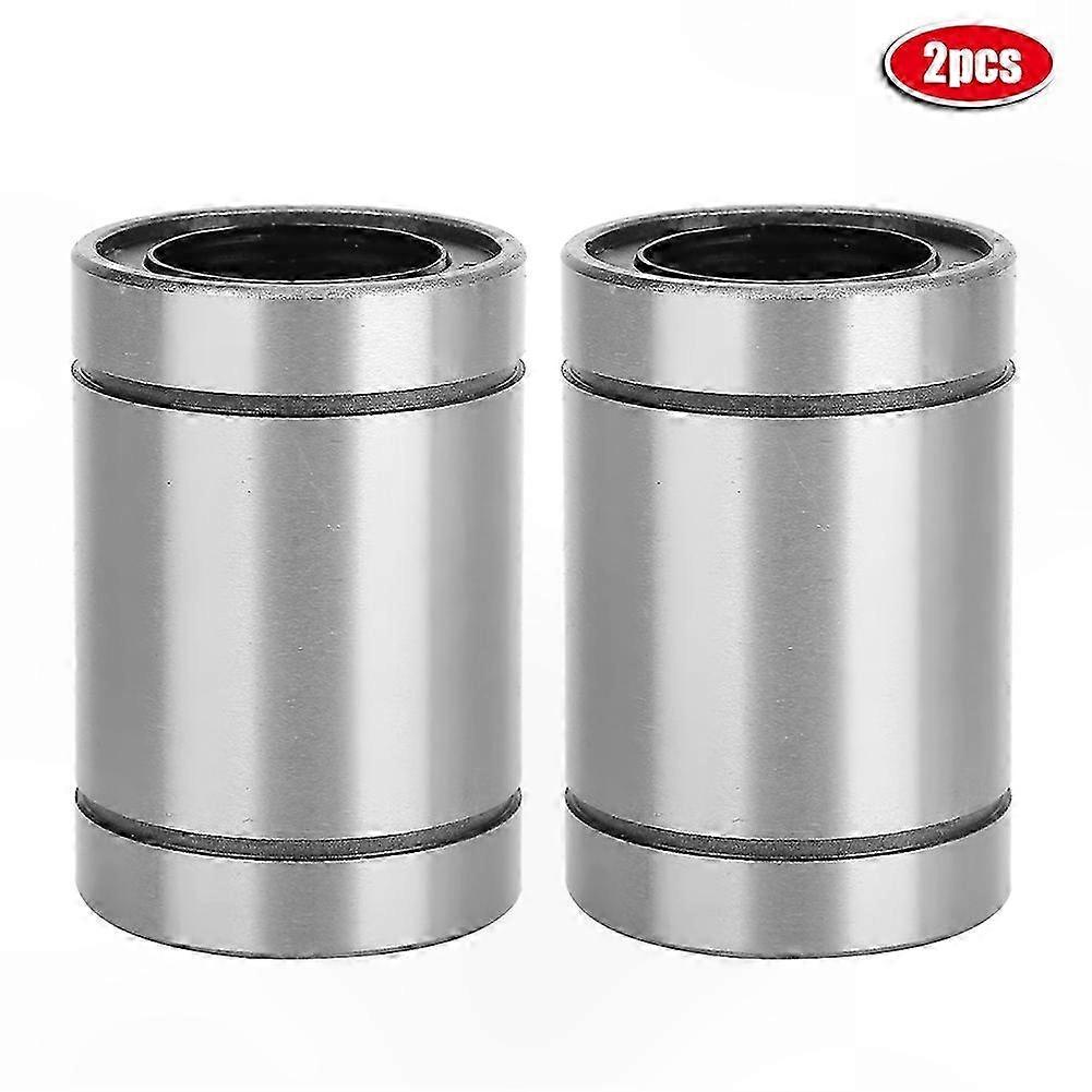High-Precision Linear Motion Bearings Steel 2Pcs LM25UU LM20UU LM16UU for Industrial Automation Use