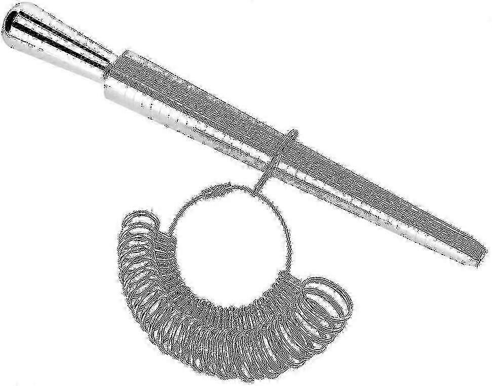 Ring Size Measuring Tool - Belt Ring Mandrel Gauge for Finger Size Measurement