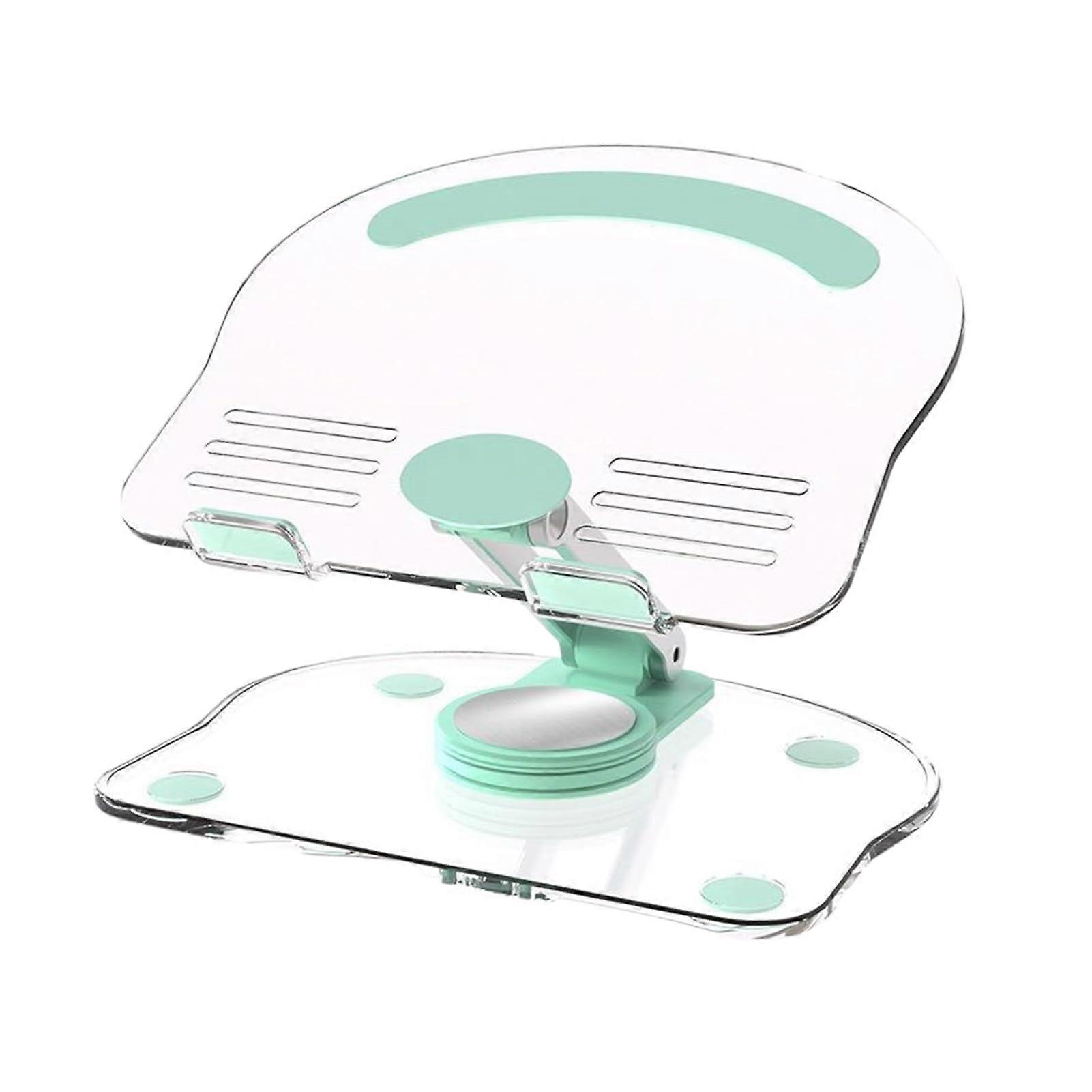 Adjustable Phone Bracket Acrylic Tablet Stand Folding Antislip Holder 360° Rotation For Pro Air Mini Stable, green