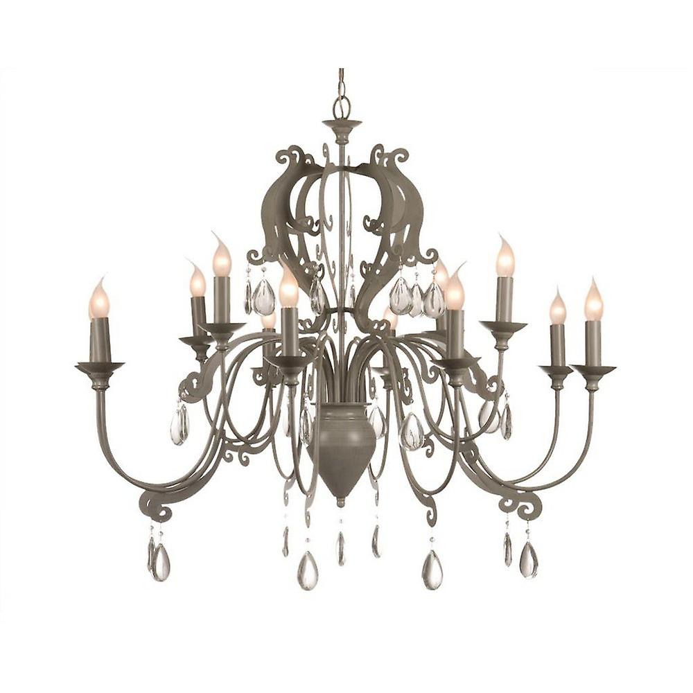 Pedrera Multi Arm Chandeliers Gray