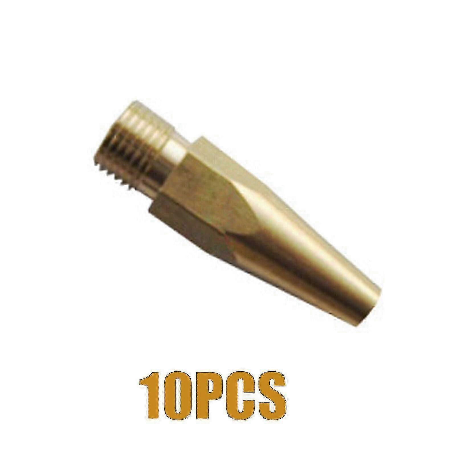 10-pack sandblasting gun high-strength nozzles, easy-to-replace metal tips for sandblasting equipment