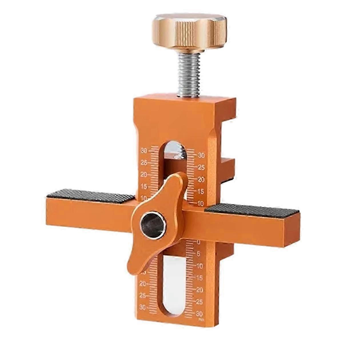 Cabinet mounting jig with quick positioning for doors