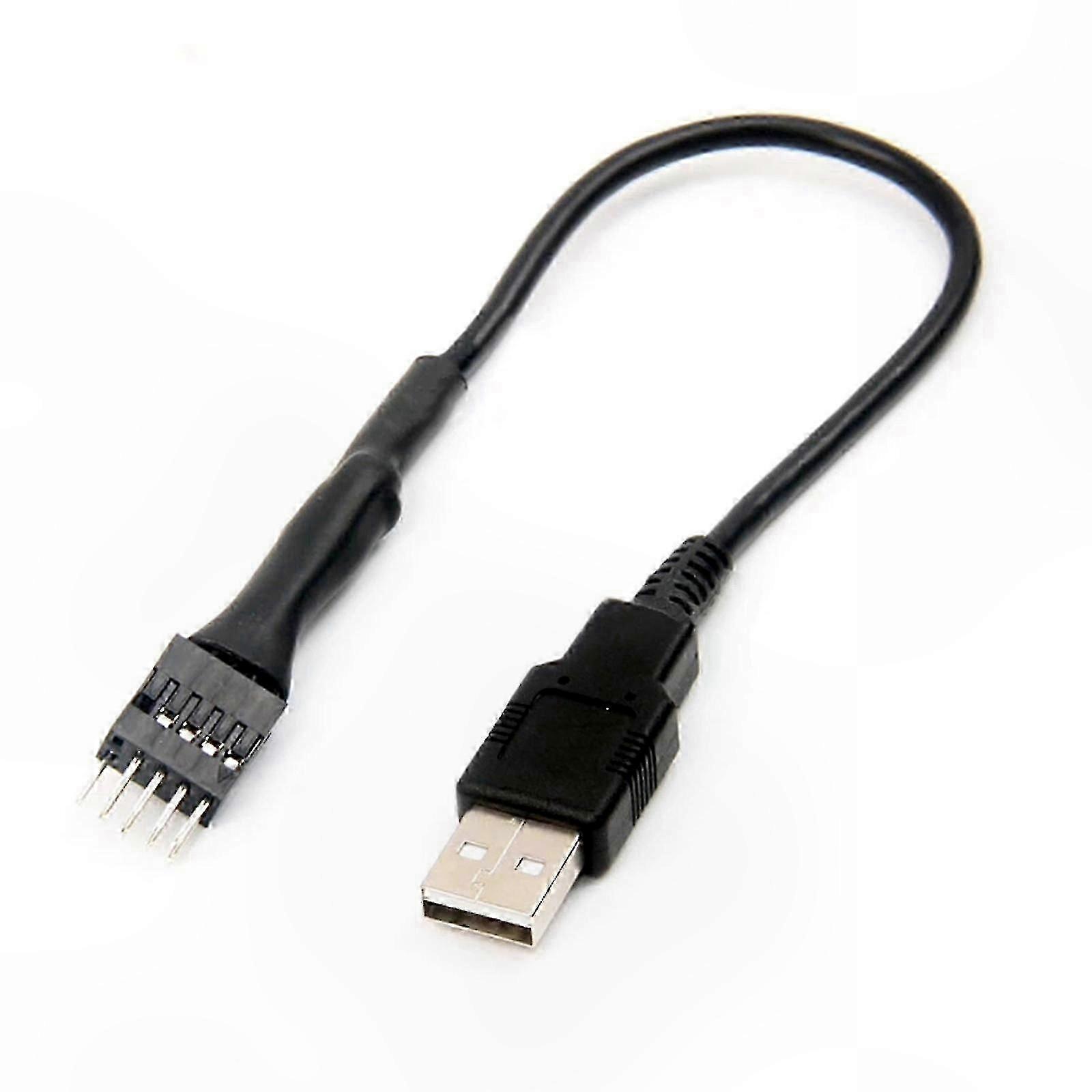 USB Type A Male to 9-Pin USB Male Header Cable Adapter Connection Cord
