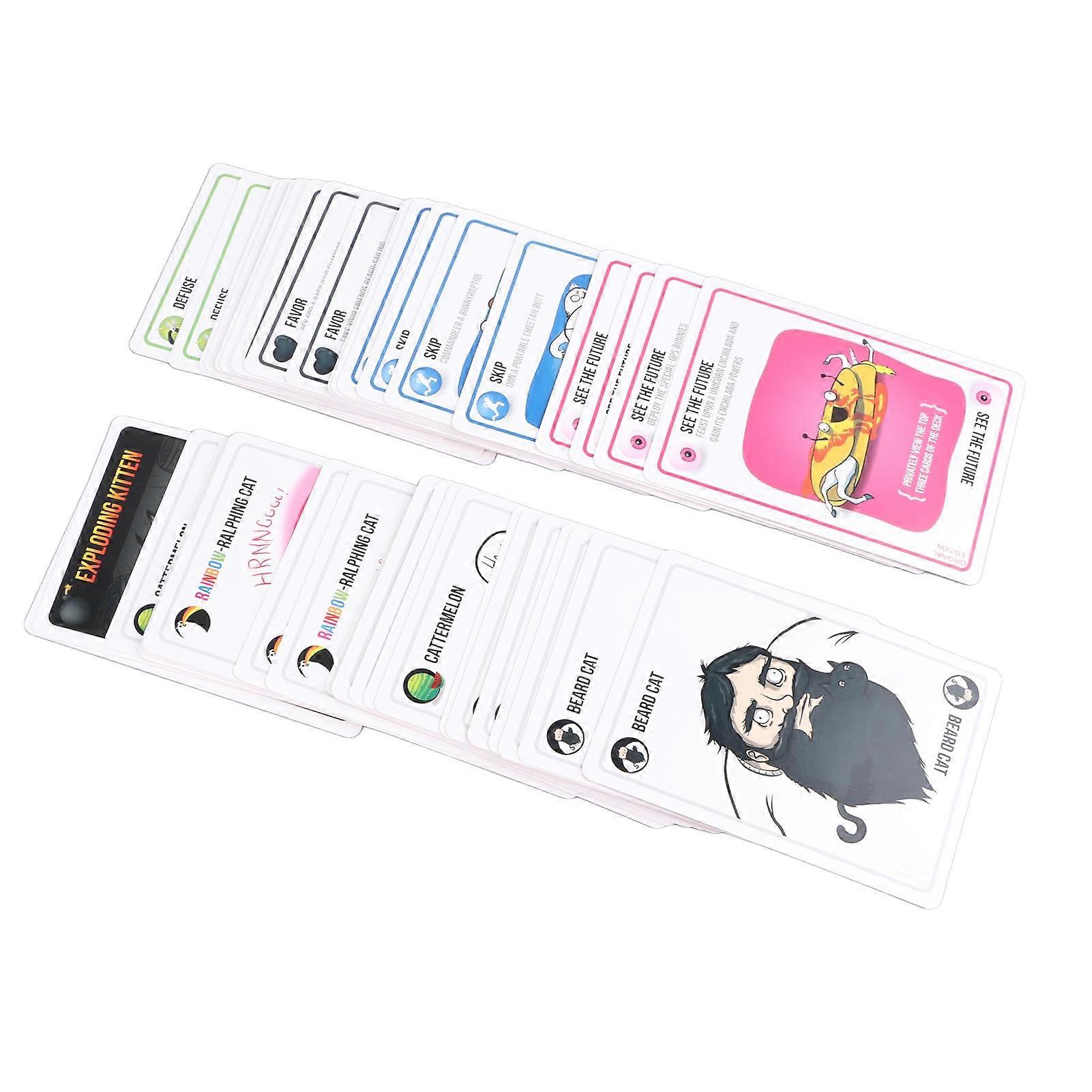 Cat Theme Table Card Set, Coated Paper, Party Desktop Cards