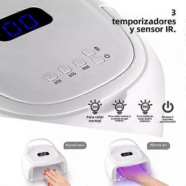 Nail lamp, S20 UV, multi - gear timing, portable and durable