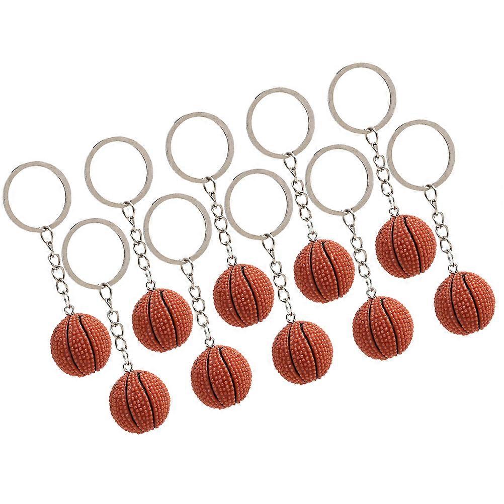 Μπρελόκ καλαθοσφαίρισης 10Pcs βασικό χρώμα οργανωτών ανάμεικτο για την καθημερινή χρήση