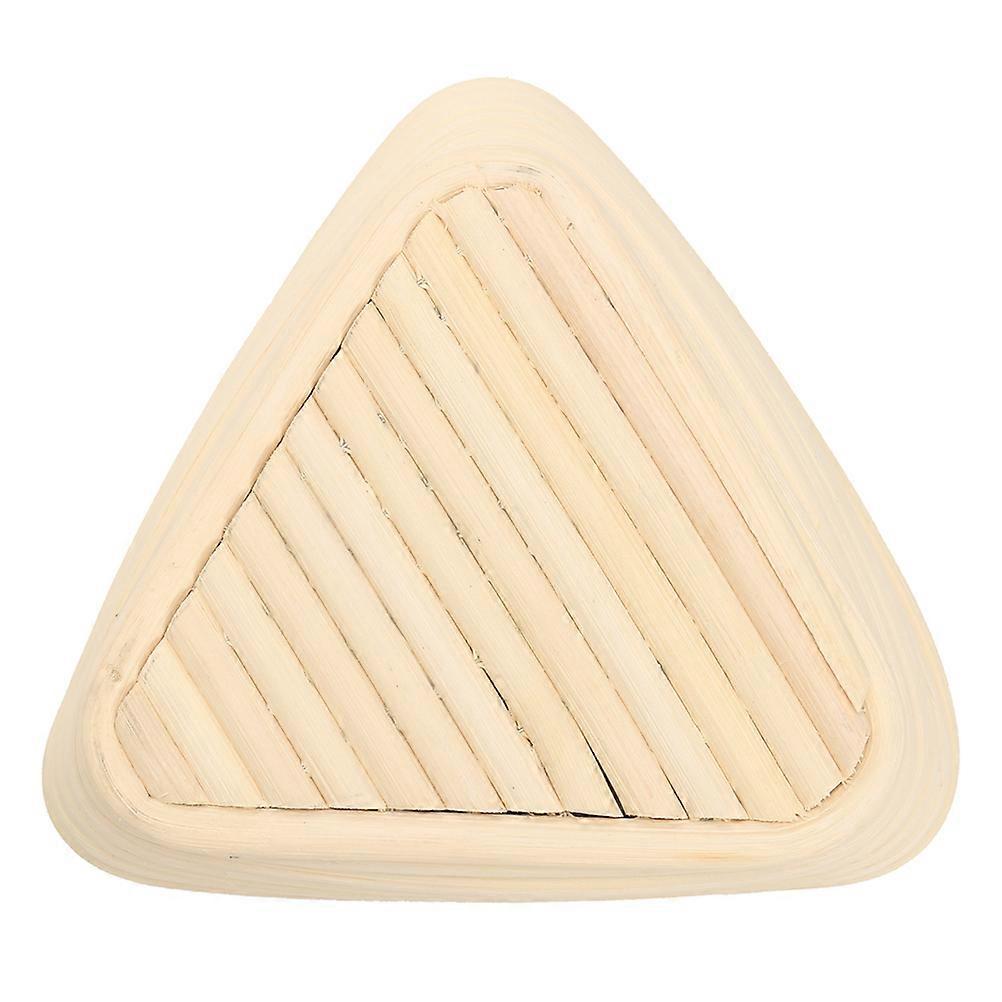 Storage Basket For Professional Bakers 16x16x6 Cm Khaki Triangular Design 2Pcs Baking Supplies