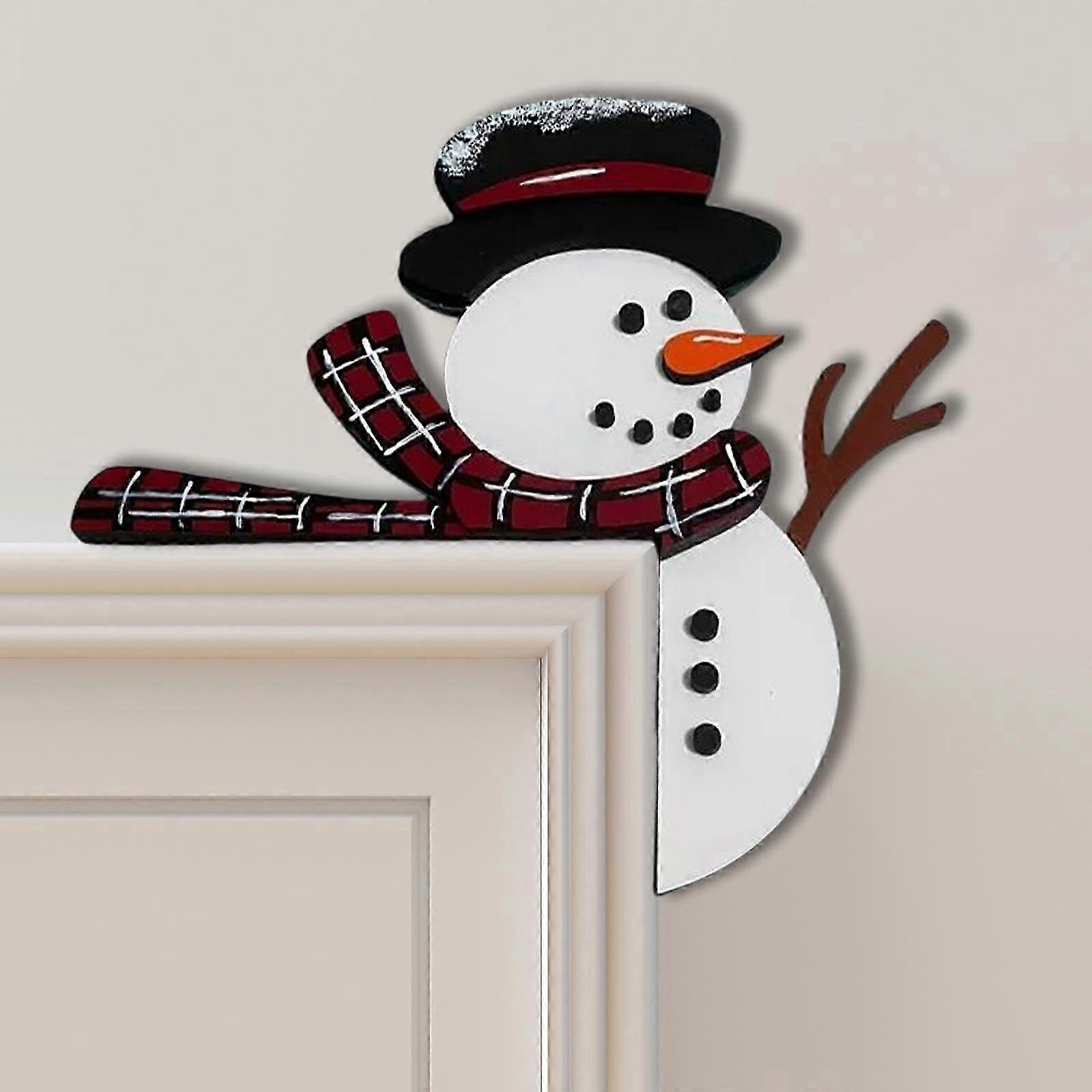 Juldörr dekor metall toppers 2024