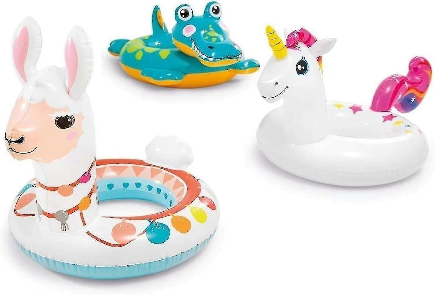 Big Inflatable Animal Swim Ring - Assorted Styles