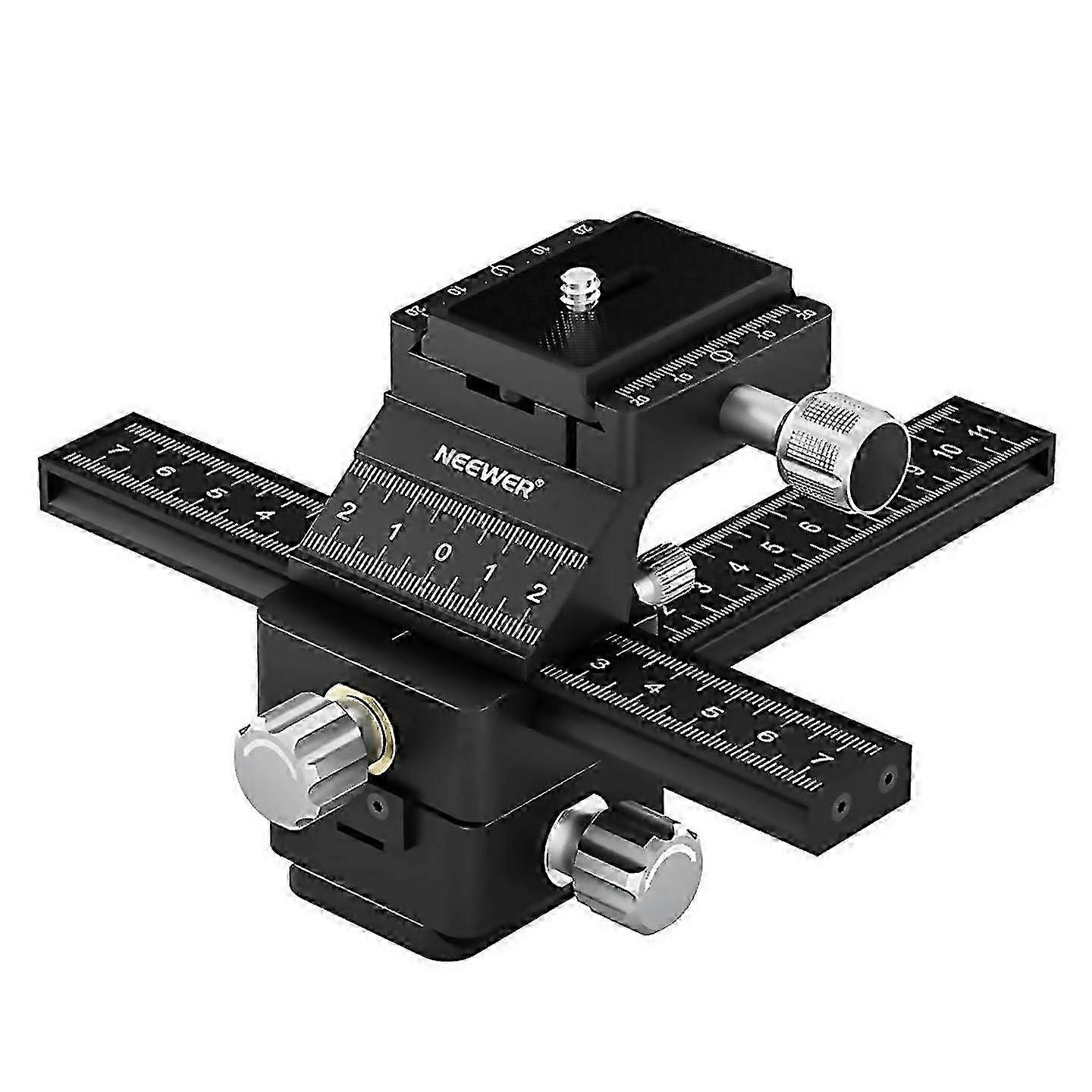 2025 4way Macro Focusing Rail Slider With Quick Release Plate For Universal Dslr Camera