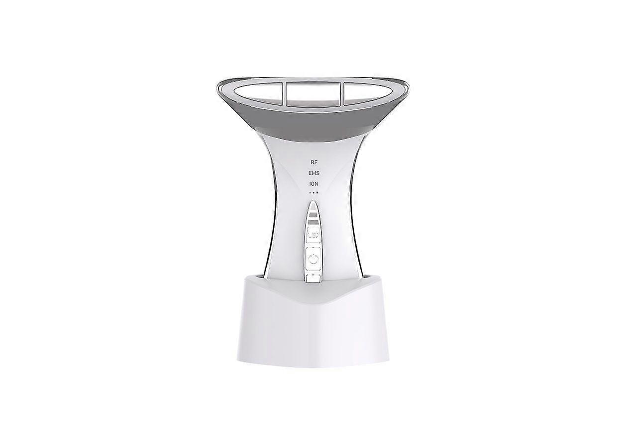 Neck and Face Tool with 5 Color Led for Skin Care(white&silver)