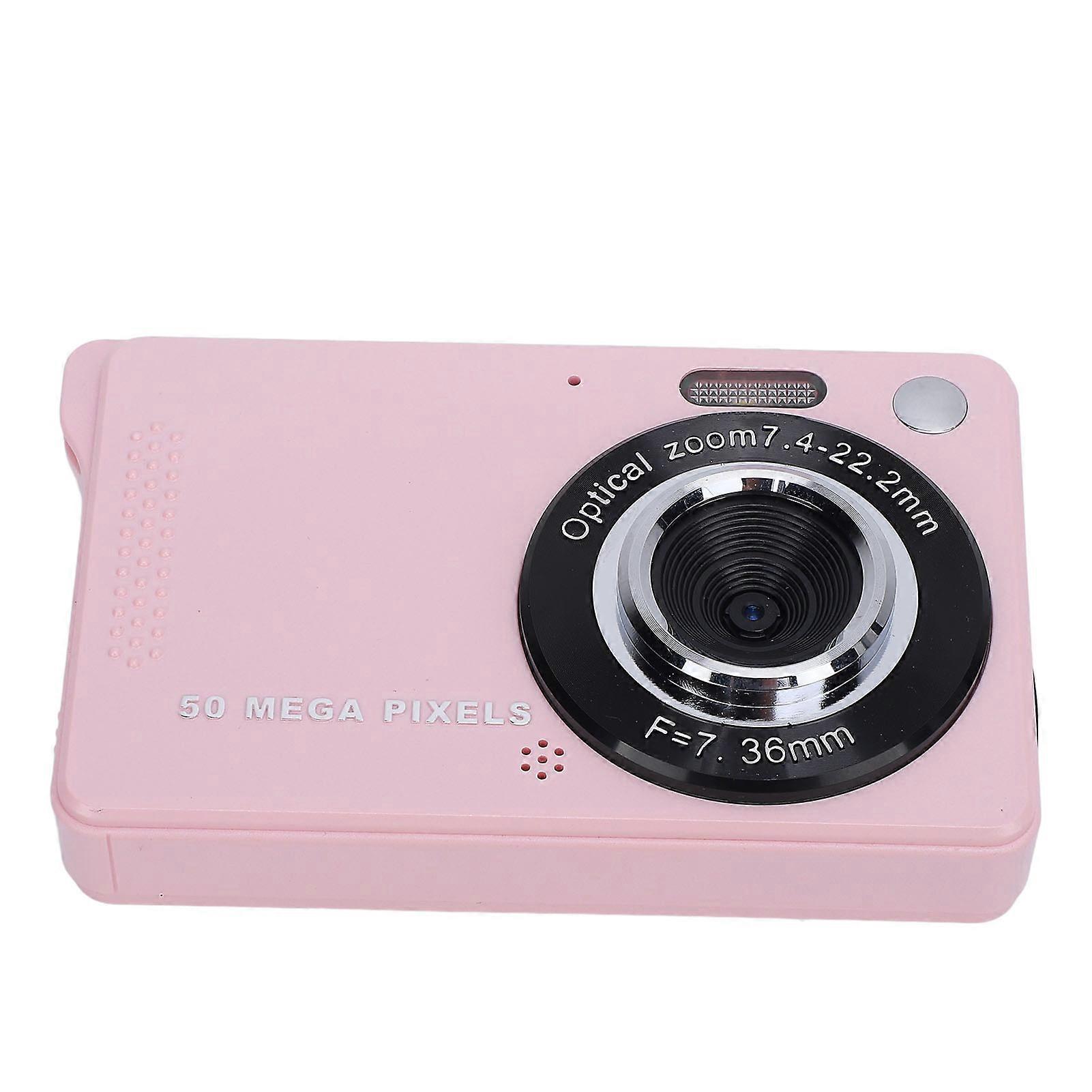 1080P HD Digital Camera 2.8in Screen 50MP Anti Shake 16X Zoom Rechargeable Video Recording Selfie Camera for Students No Memory Card 