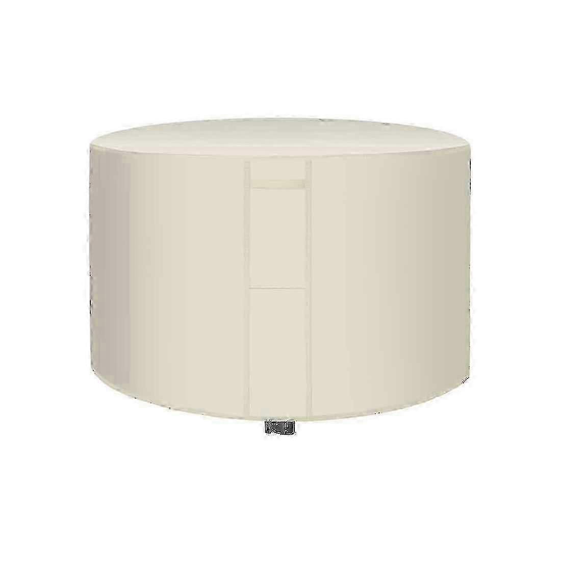 ラウンドガーデンテーブル用防水カバー - 巾着バックル付きオックスフォード生地