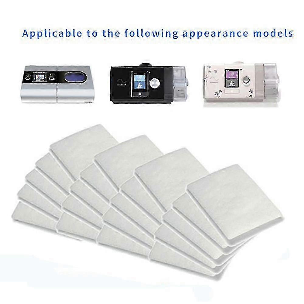 Engangs CPAP-filtre 10-100x til Resmed Airsense S9/S10 bomuldsudskiftning