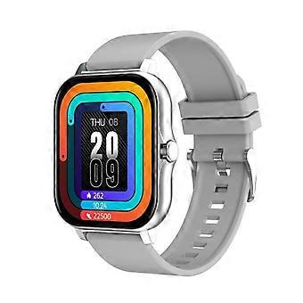 1.69 Inch Big Screen Smart Watch Men Women Bluetooth Call Sport Smart Watches(Silver)