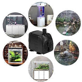 2025 Pompe à eau submersible avec 12 LED Lumière 15W Ultra-silencieux IP68 étanche pour fontaine d’aquarium d’aquarium