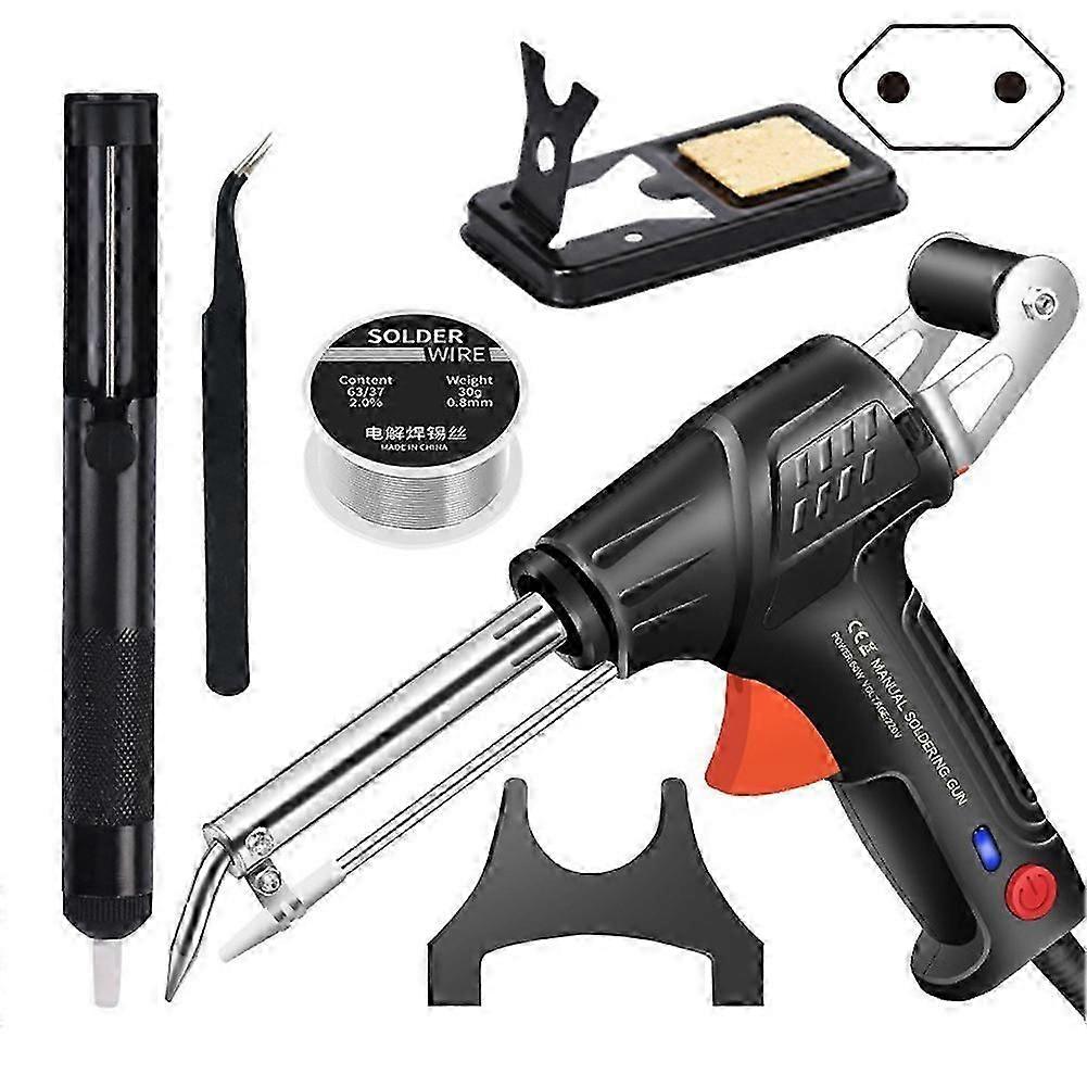 Handheld Soldering Machine Kit Manual Auto Feeding Tin Solder Machine for Home DIY Project