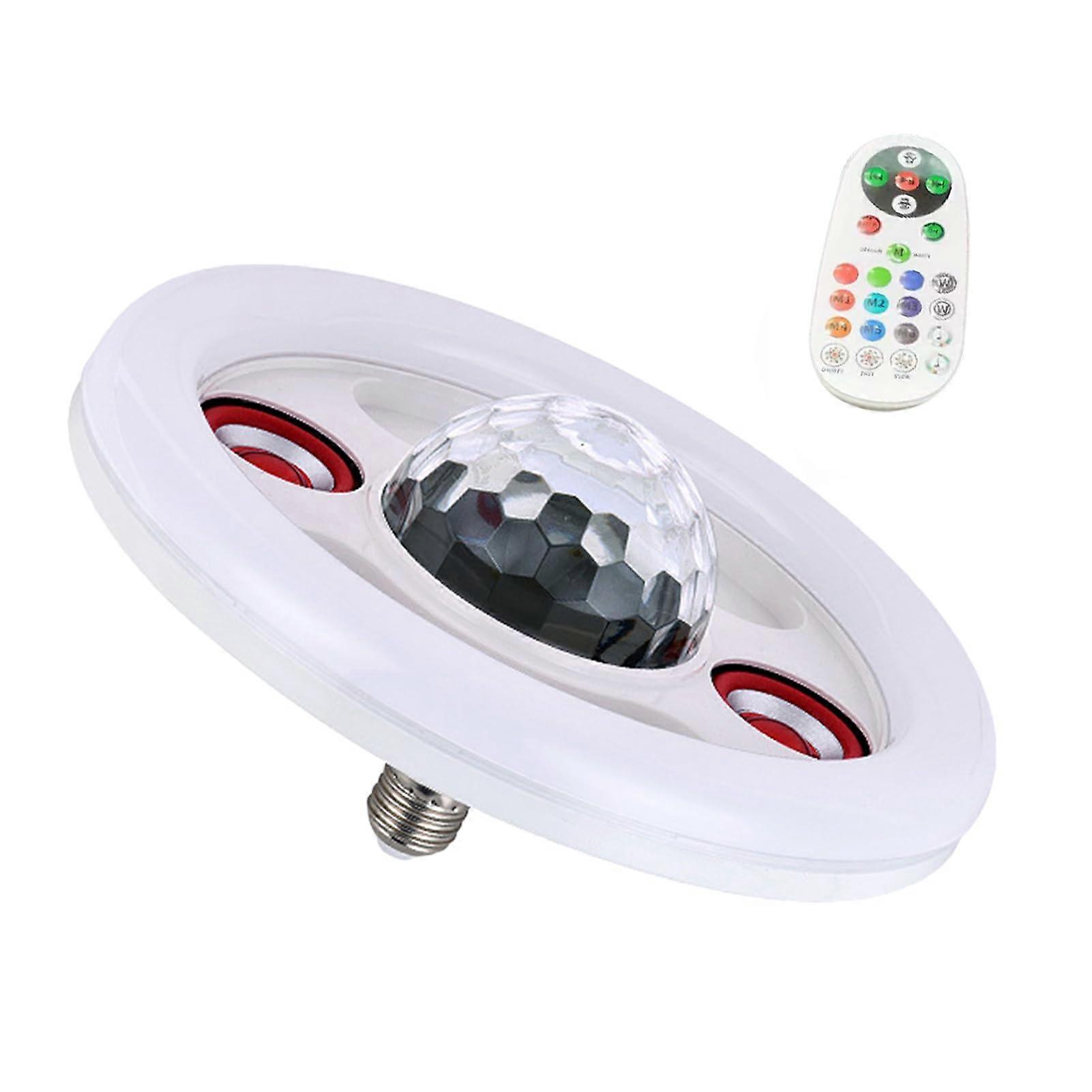 Disco Lights LED Disco Ball Bulb 26 x 14 Cm Rotating Sound Activated RGB Colour Changing Party Light