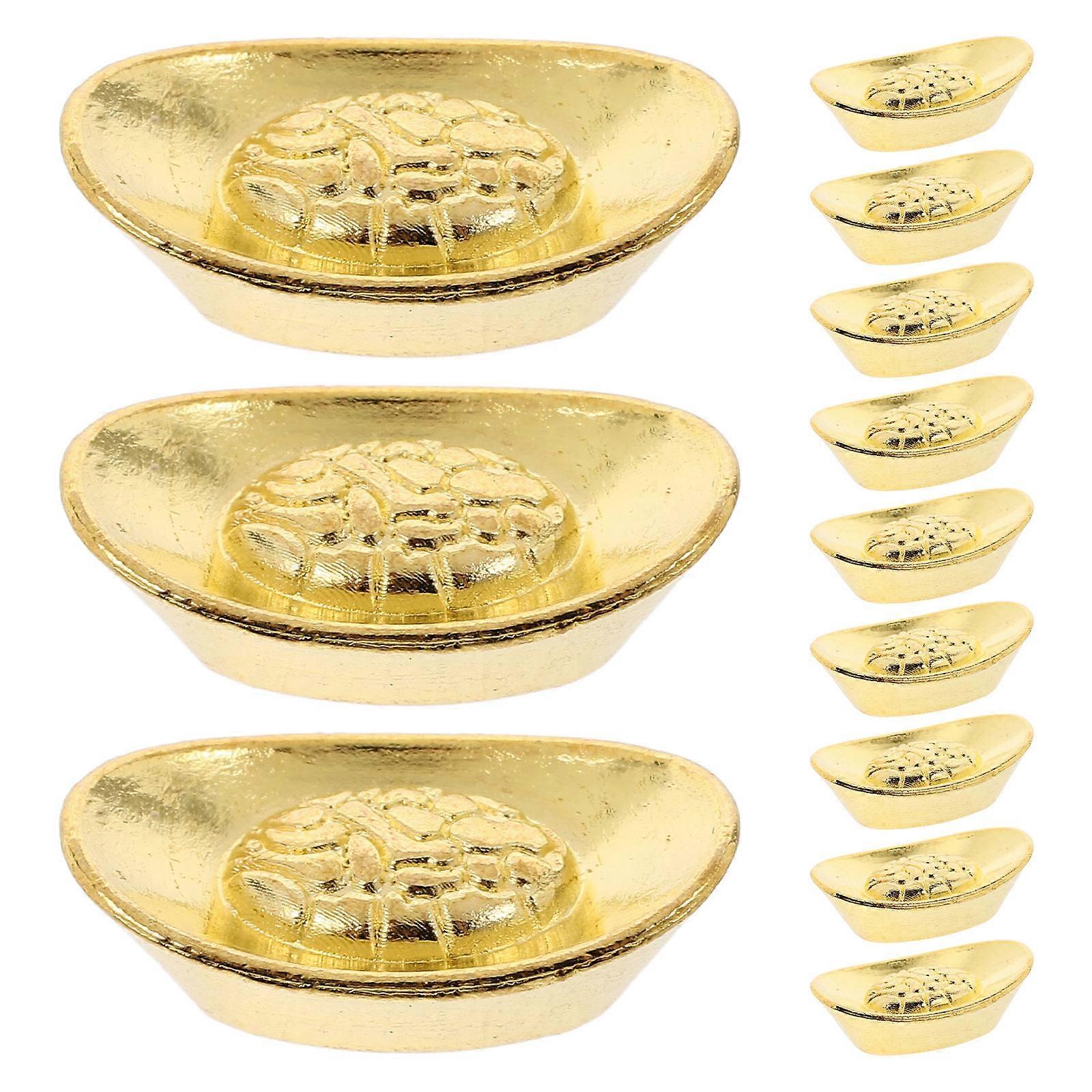 Chinese Prosperity Symbol Mini Ingot for Office Decor 200Pcs