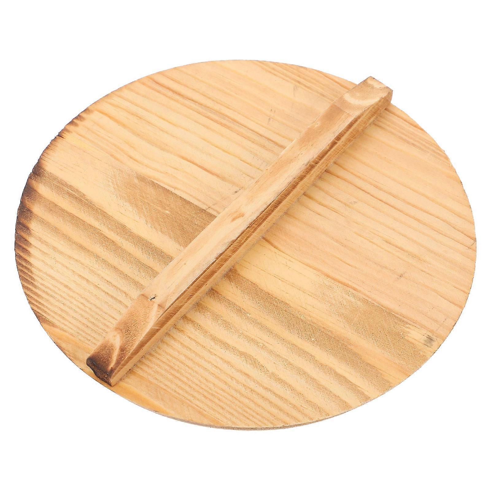 Small Wooden Bowl Lid Set for Kitchen Use with 5Pcs Covers