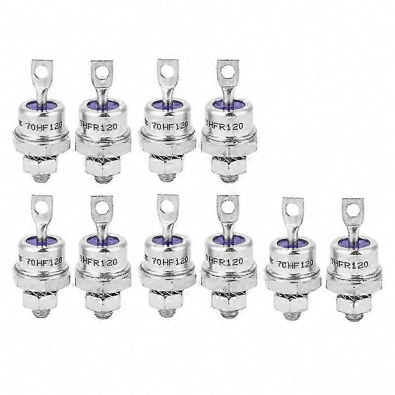 5Pairs 70HF120/70HFR120 70A 1200V High Power Rectifier Diode Spiral Metal Stud Type