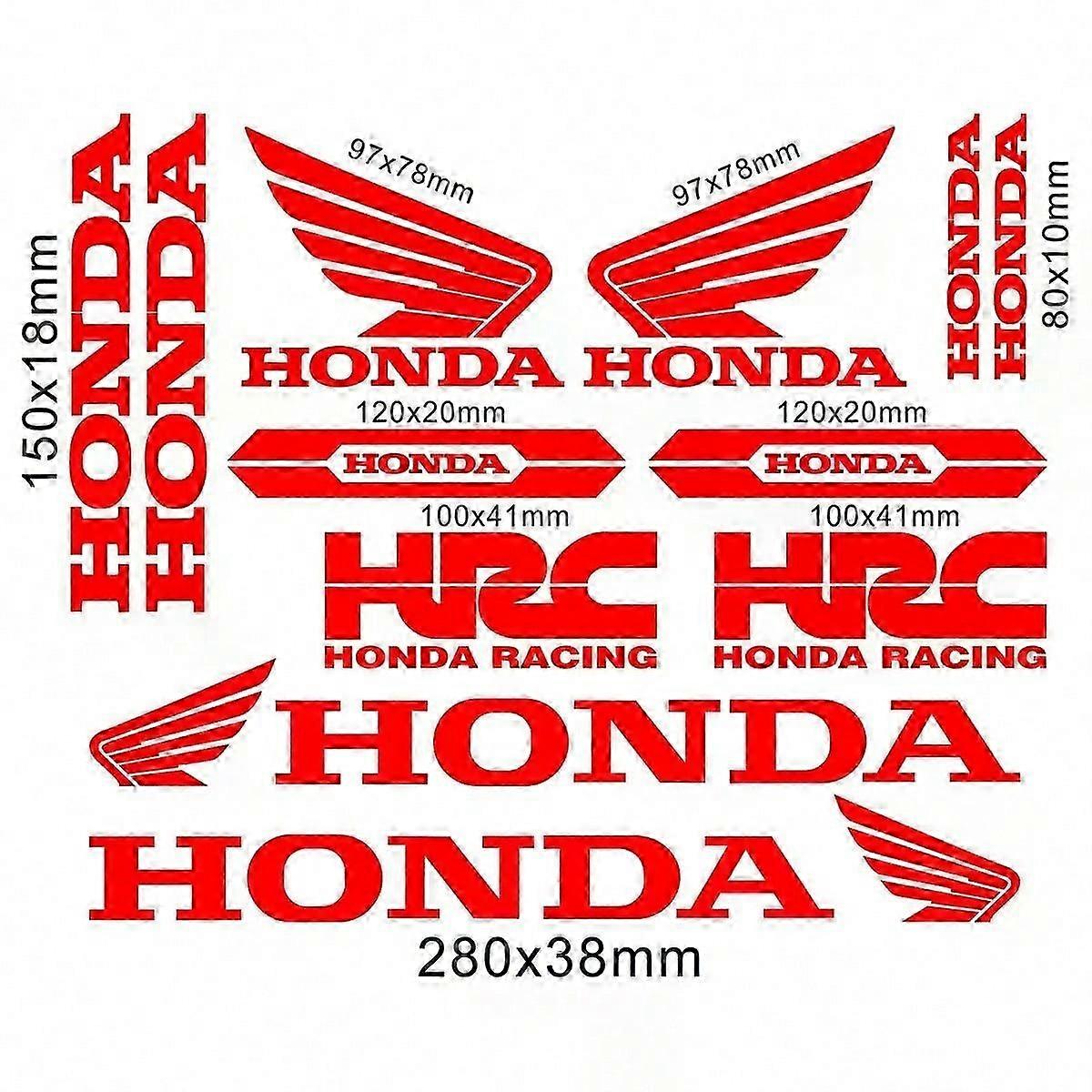 con βινυλίου μοτοσικλέτα Honda λογότυπο αυτοκόλλητο κιτ CBR HRC δεξαμενή κράνος Decal