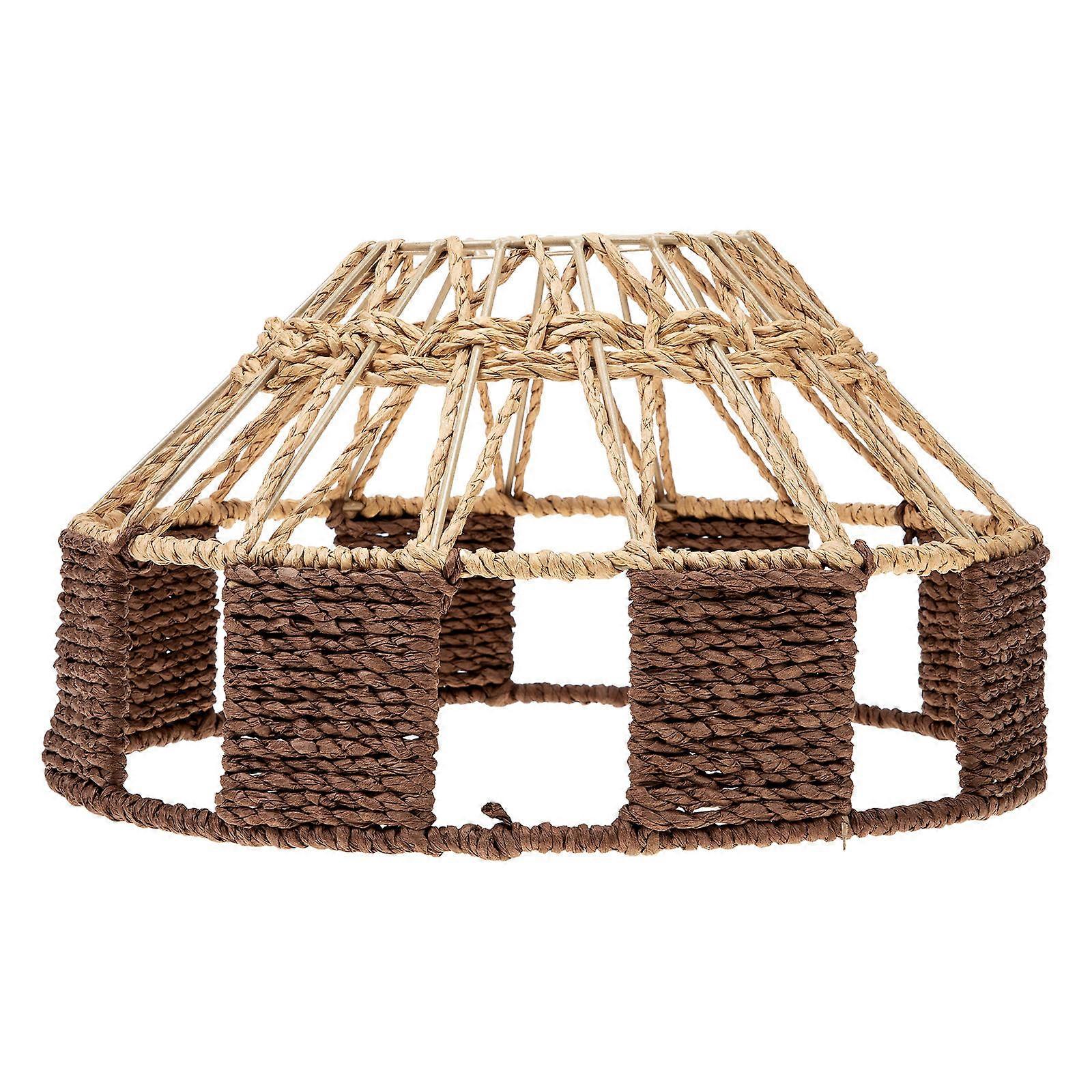 LED Paper Rope Lampshade Ceiling Light Cover for Home Use Multi Color