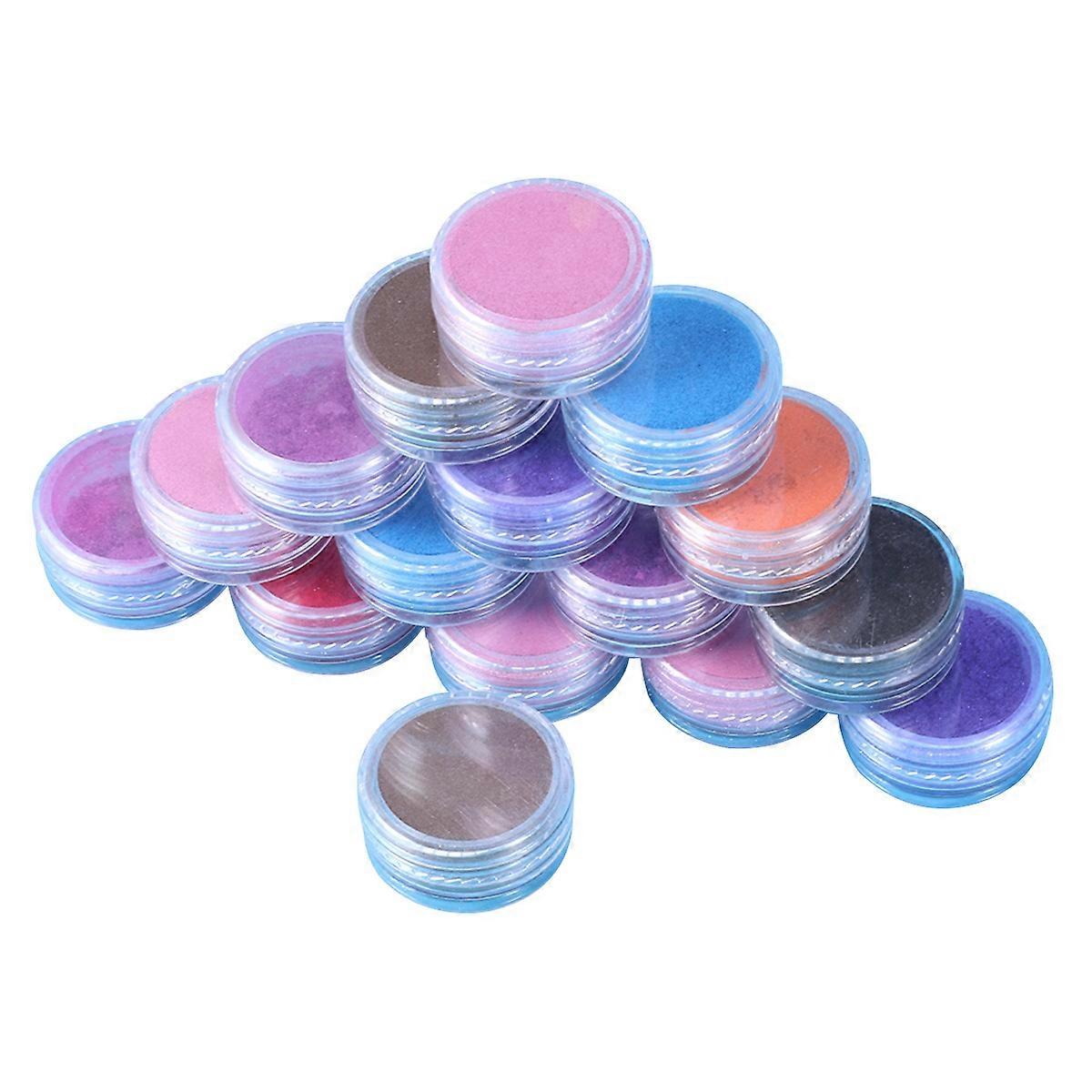 Pearlescent Nail Polish Pigment Powder for DIY Use 16Pcs Assorted