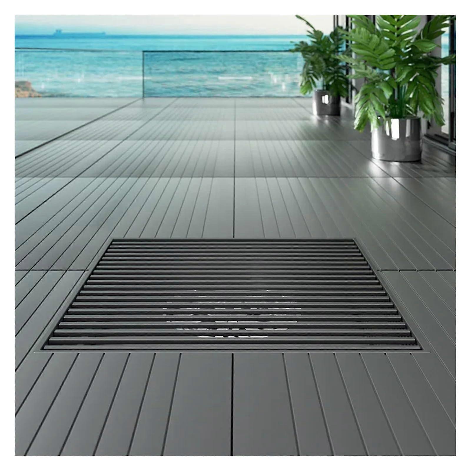 Drainage Channel Floor Drain Outdoor Courtyard A12X12 Large Caliber Capacity Sink Shower Drain
