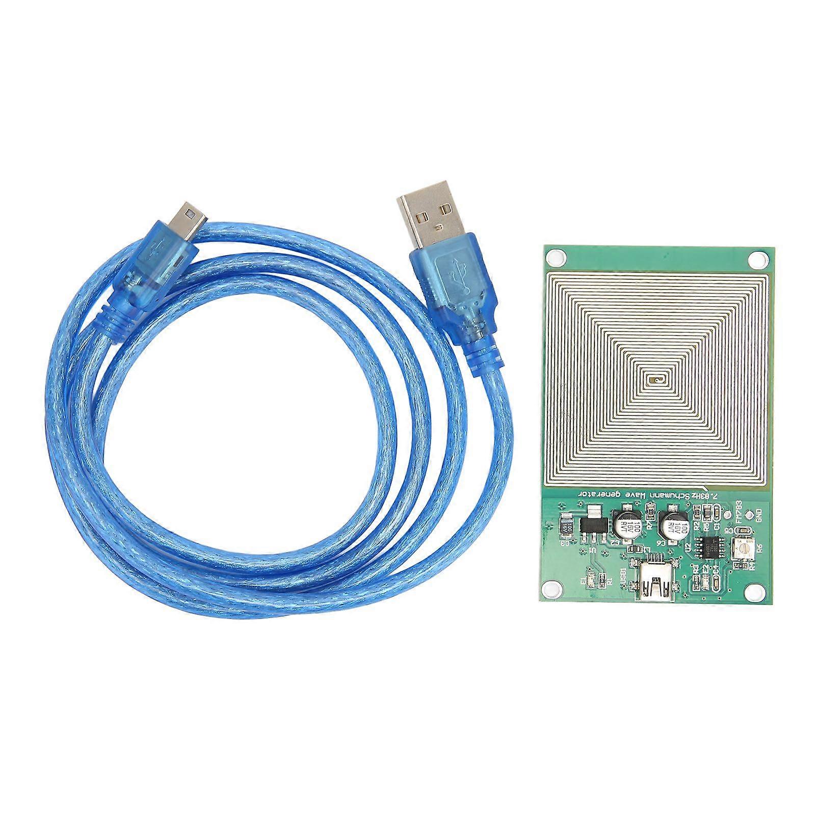 Schumann Wave Generator 7.83Hz Ultra Low Frequency Pulse Generator with USB Cable for Helping Good Sleep