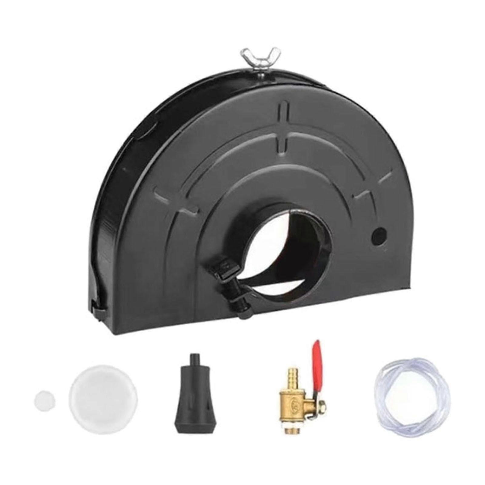Grinders Guard Universal Metal Dust Shroud Water Slotting Guard For Grinders Water Hose Compatible Diameter 160mm