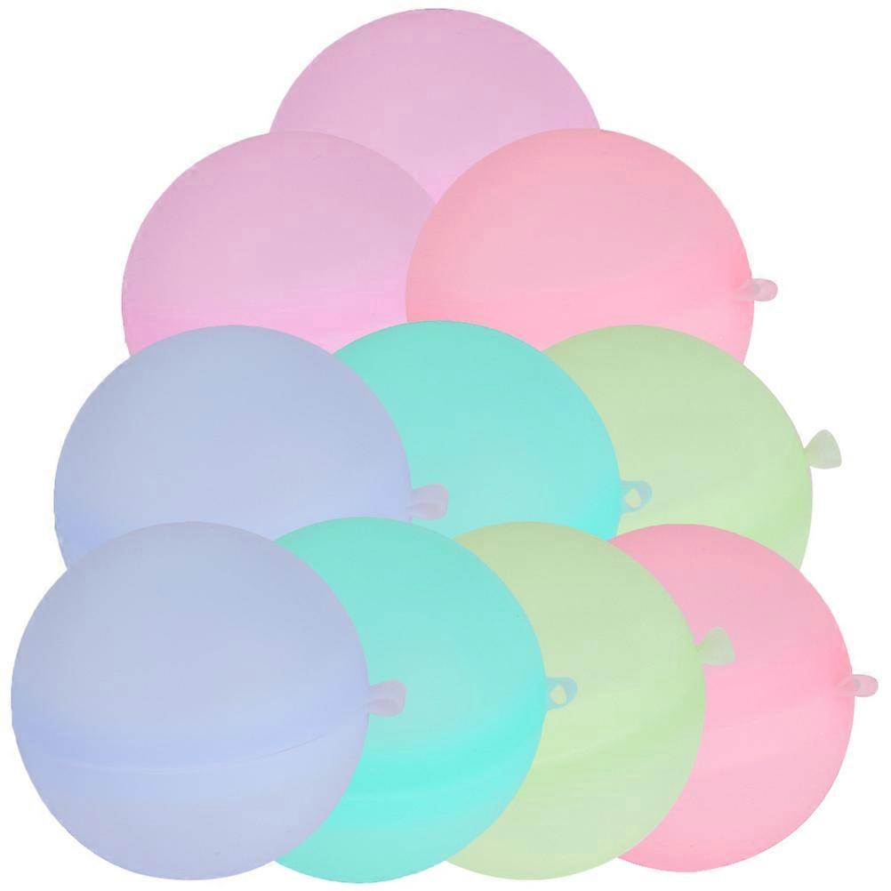 Colorful Refillable Balls Toys 30 Pcs Round Shape For Children Great For Water Fights And Learning Activities