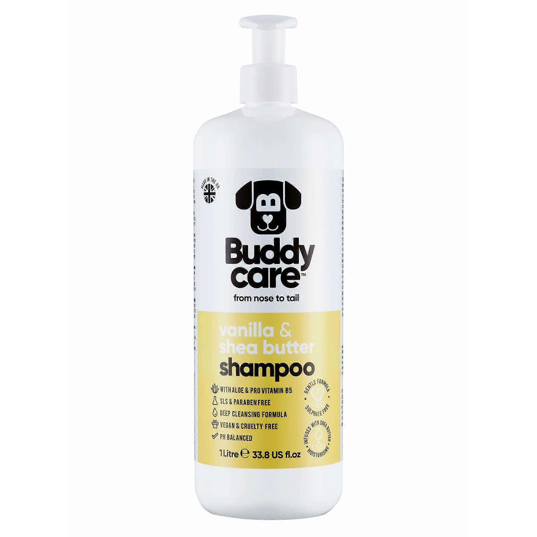 Buddycare - Hundeshampoo - Vanille & Sheabutter - 1L