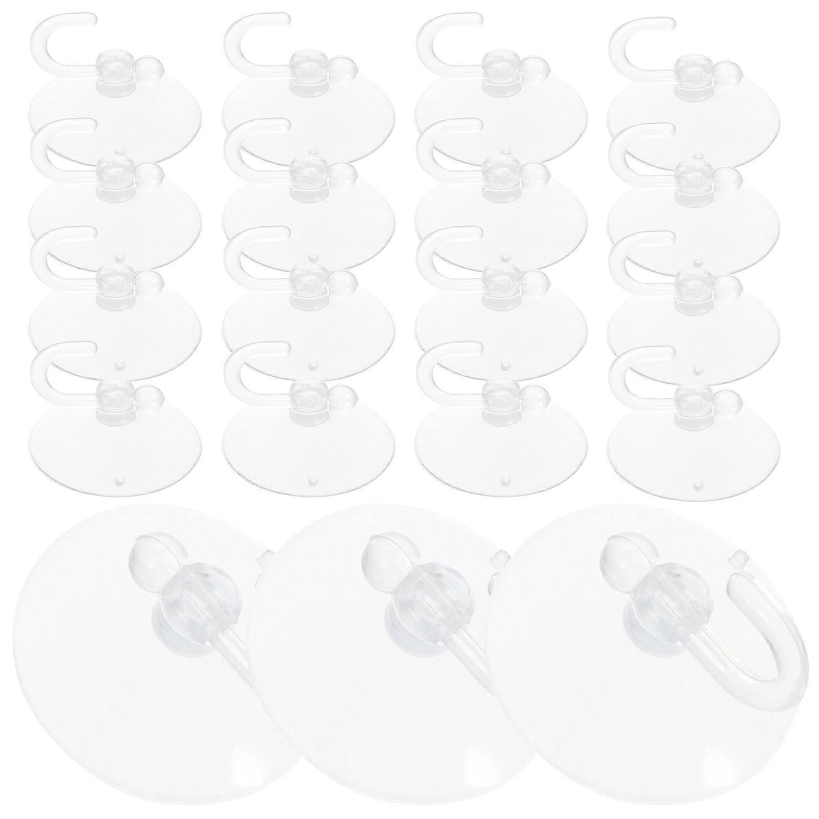 Reusable Suction Cups Hooks 300 Pcs Ideal For Home Decor Storage Transparent Hooks Suitable For Bathroom Organization
